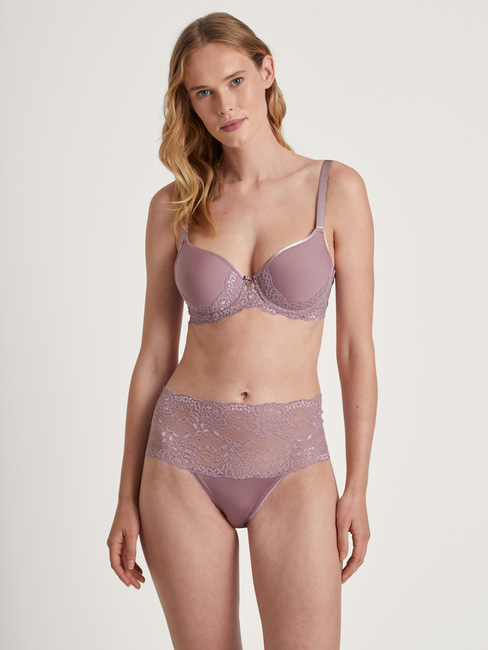 CALIDA Sensual Secrets Slip taille haute avec bordures en dentelle