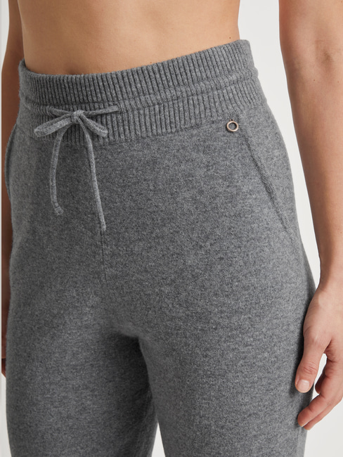 CALIDA The Cosy Collection Knitted trousers with cuffs made of merino wool