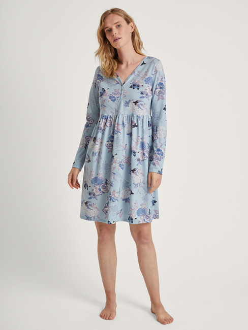 CALIDA Favourites Element Long-sleeved nightdress, length 95 cm