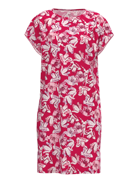 CALIDA Blooming Nights Short sleeve nightdress, length 100cm