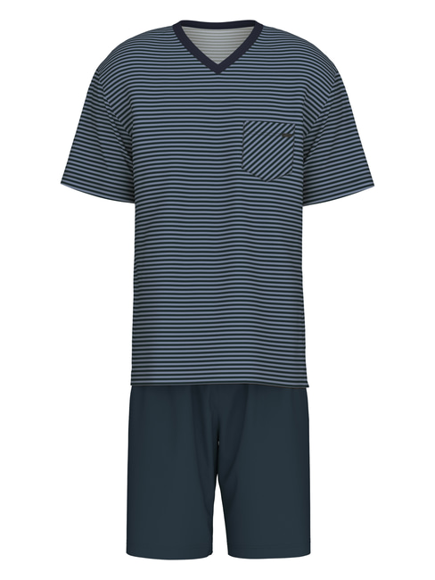 CALIDA Relax Streamline Kurz-Pyjama, V-Neck