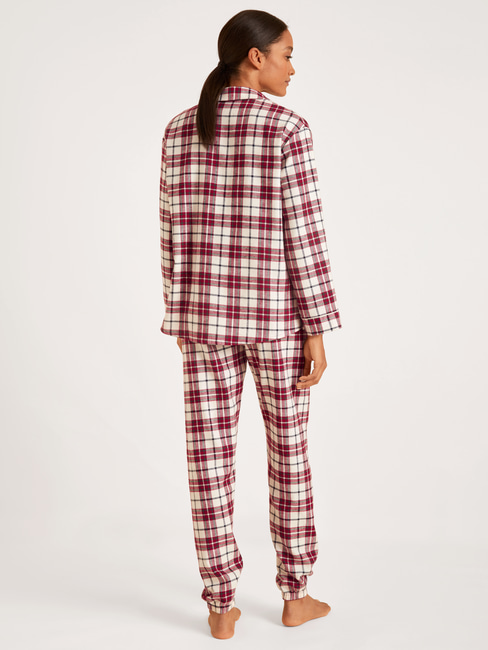 CALIDA Holiday Dreams Flanell-Pyjama, durchgeknöpft