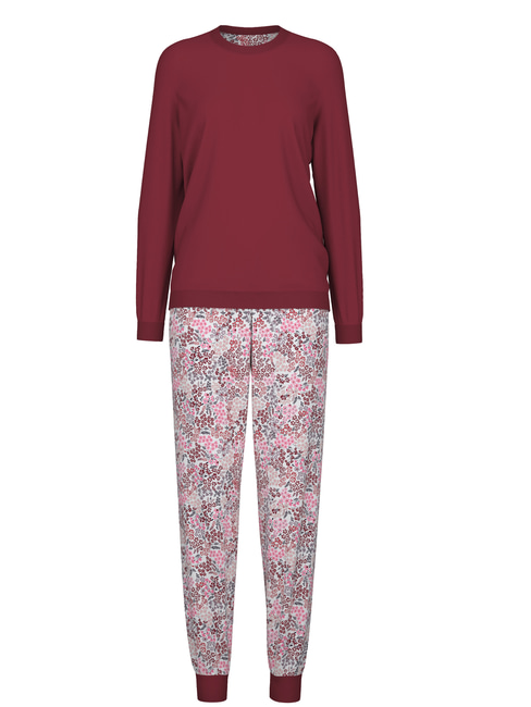 CALIDA Midnight Flowers Pyjama with cuff