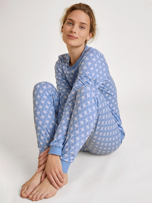 CALIDA Shell Nights Bündchen-Pyjama