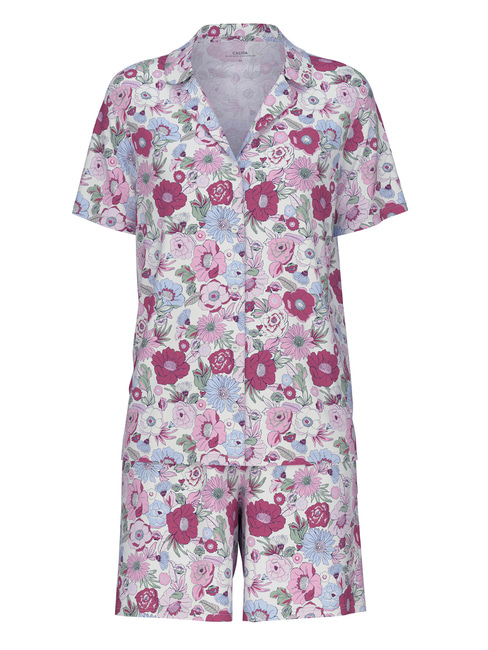 CALIDA Spring Flower Dreams Kurz-Pyjama, durchgeknöpft