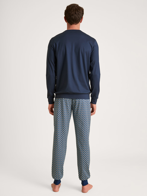CALIDA Relax Imprint 3 Pyjama avec bords élastiques