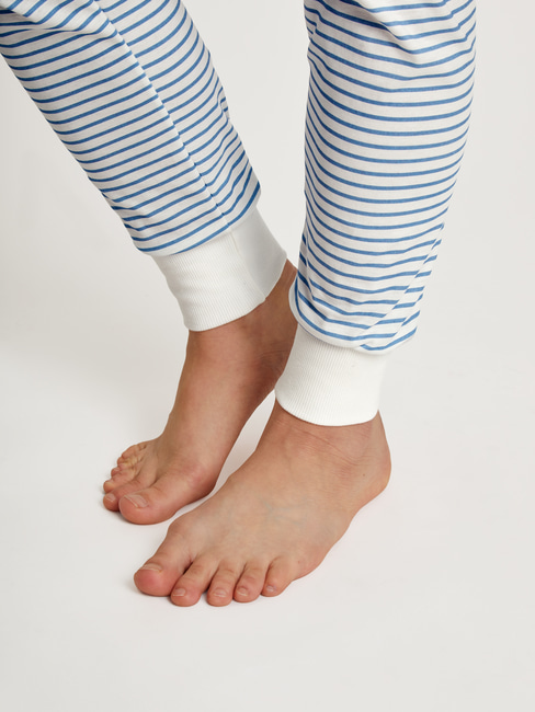 CALIDA Cotton Stripes Bündchen-Pyjama