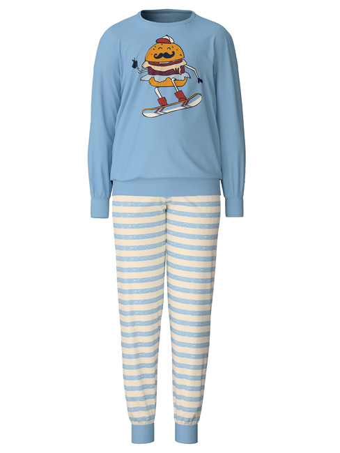 CALIDA Kids Stripes Jungen Bündchen-Pyjama