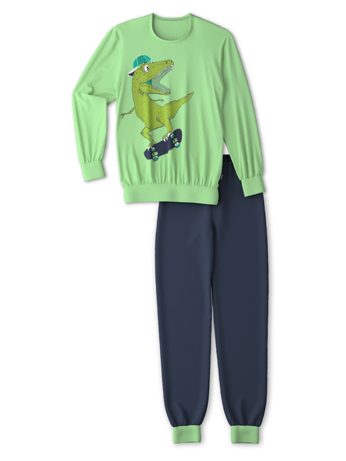 CALIDA Kids Dino Pyjama avec bords élastiques