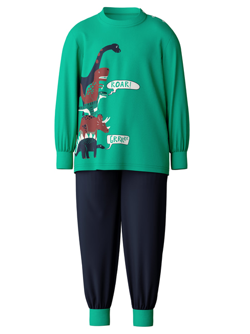 CALIDA Toddlers Dino Pyjama avec bords élastiques