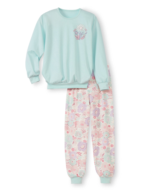 CALIDA Kids Flowers Mädchen Bündchen-Pyjama