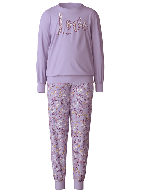 CALIDA Kids Botanic Pyjama avec bords élastiques