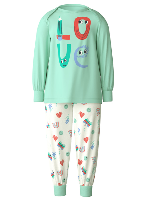 CALIDA Toddlers Doodle Pyjama with cuff