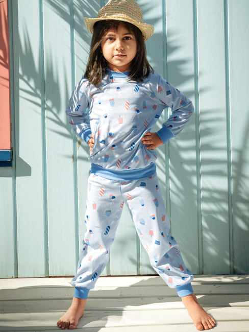 CALIDA Toddlers Icecream Children's Cuffed Pyjamas