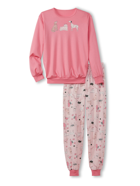 CALIDA Girls Dog Pyjama avec bords élastiques