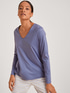 CALIDA Favourites Lavender Langarm-Shirt, V-Neck