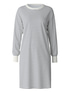 CALIDA Cotton Special Long-sleeved nightdress, length 100 cm