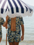 CALIDA Amalfi Journey Kurz-Pyjama, durchgeknöpft