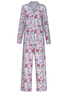 CALIDA Spring Flower Dreams Pyjama boutonné sur toute la longueur